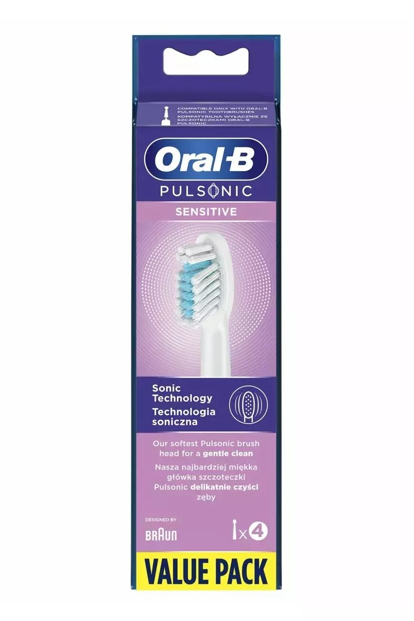 Oral-B náhradní hlavice 4 ks Pulsonic Sensitive