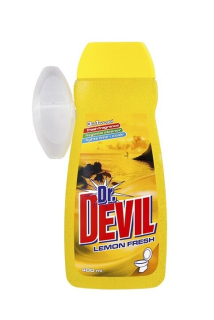 Dr. Devil WC gel 400 ml Lemon Fresh 3v1