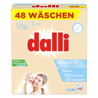 Dalli prací prášek 48 dávek Sensitiv 3,12 kg