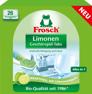 Frosch tablety do myčky 26 ks Limonen All in 1