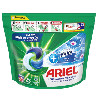 Ariel gelové kapsle 36 ks Touch of Lenor Fresh Air