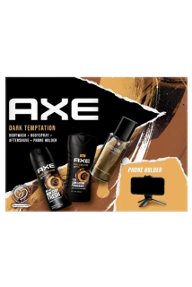 Axe dárková kazeta Dark Temptation (sprch.gel+VPH+deodorant+držák na mobil)
