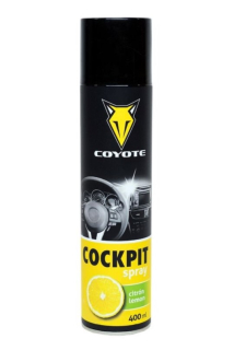 Coyote Cockpit čistící spray pro interiér aut 400 ml Citron