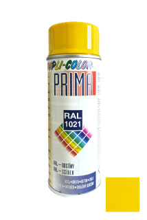 PRIMA univerzální barva ve spreji 400 ml RAL 1021 Žlutá Hořčicová