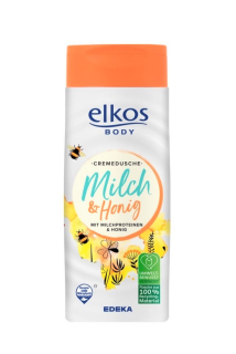 Elkos Body sprchový gel 300 ml Med & Mléko