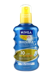 Nivea Sun neviditelný sprej na opalování 200 ml Protect & Refresh SPF10