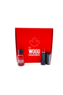 Dsquared2 dárková kazeta Red Wood (EDT Pour Femme 5 ml + rtěnka 1,2 g)