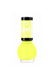 Miss Sporty lak na nehty 7 ml Color Gel Shine 572 neonově žlutý