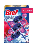Bref WC blok Color Aktiv 3 ks (3x50g) Fresh Flowers