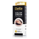Delia Color Cream barva na obočí a řasy černá 30 ml