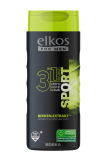 Elkos For Men sprchový gel 300 ml Sport 3v1