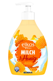 Elkos Body tekuté mýdlo s dávkovačem 500 ml Mléko & Med