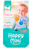 Happy Mimi jednorázové bryndáčky 12 ks 3-vrstvé