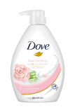 Dove sprchový gel 1 l Rose & Aloe Vera