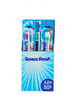 Sence fresh zubní kartáček Power clean medium - 12 ks