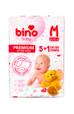 Bino baby přebalovací podložky Premium M 60x60 cm 6 ks (EXP 3/22)