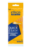 Elkos For Men Quick & Easy jednorázové holicí strojky  1 bříté 5 ks 