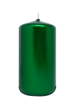 Z-trade svíčka válec 1 ks 55x100 mm metalická tmavě zelená