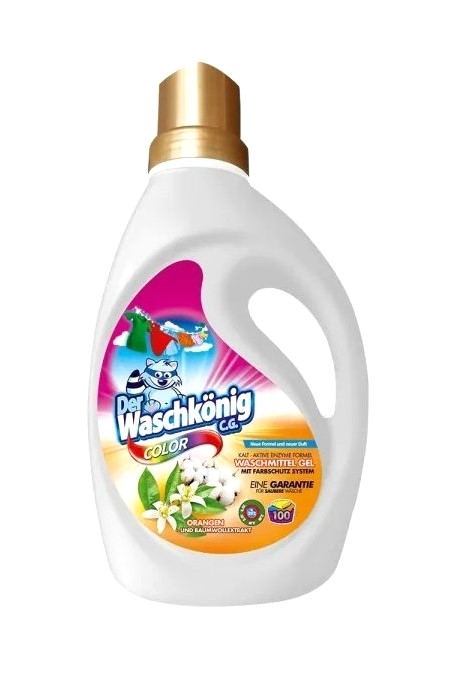 Waschkönig prací gel 100 dávek Color Orangen & Baumwolle 3 l 