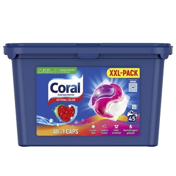 Coral gelové kapsle 45 ks All in1 Optimal Color 779 g
