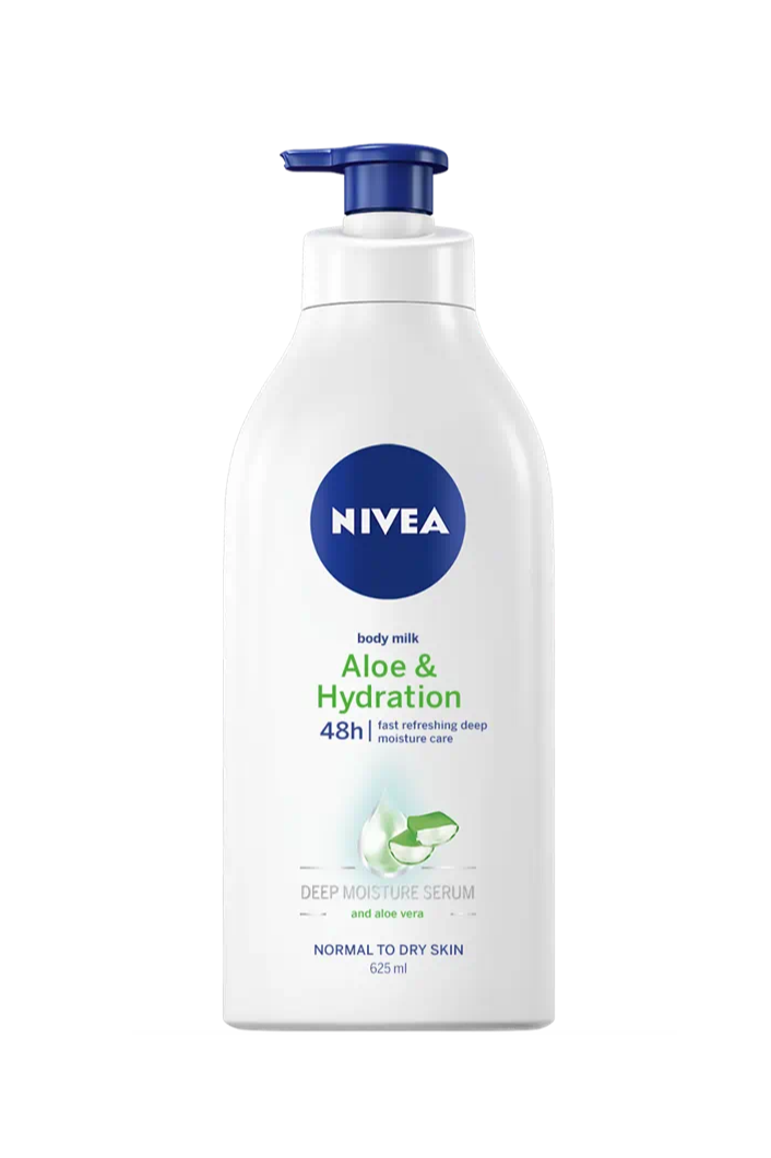 Nivea tělové mléko 625 ml Aloe & Hydration