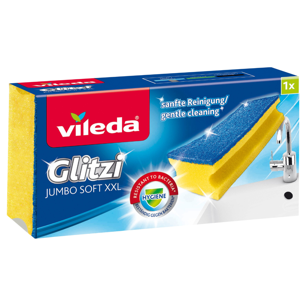 Vileda houbička 1 ks Glitzi Jumbo Soft XXL