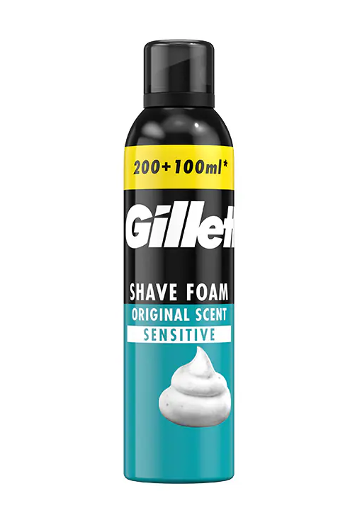 Gillette pěna na holení 300 ml Sensitive