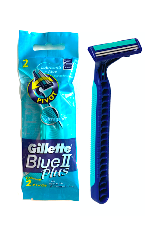 Gillette jednorázové holicí strojky Blue2 Plus Pivot 2 ks