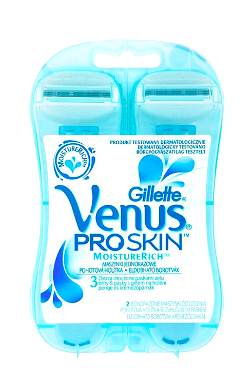 Gillette Venus Pro Skin strojek 2 ks Moisturerich