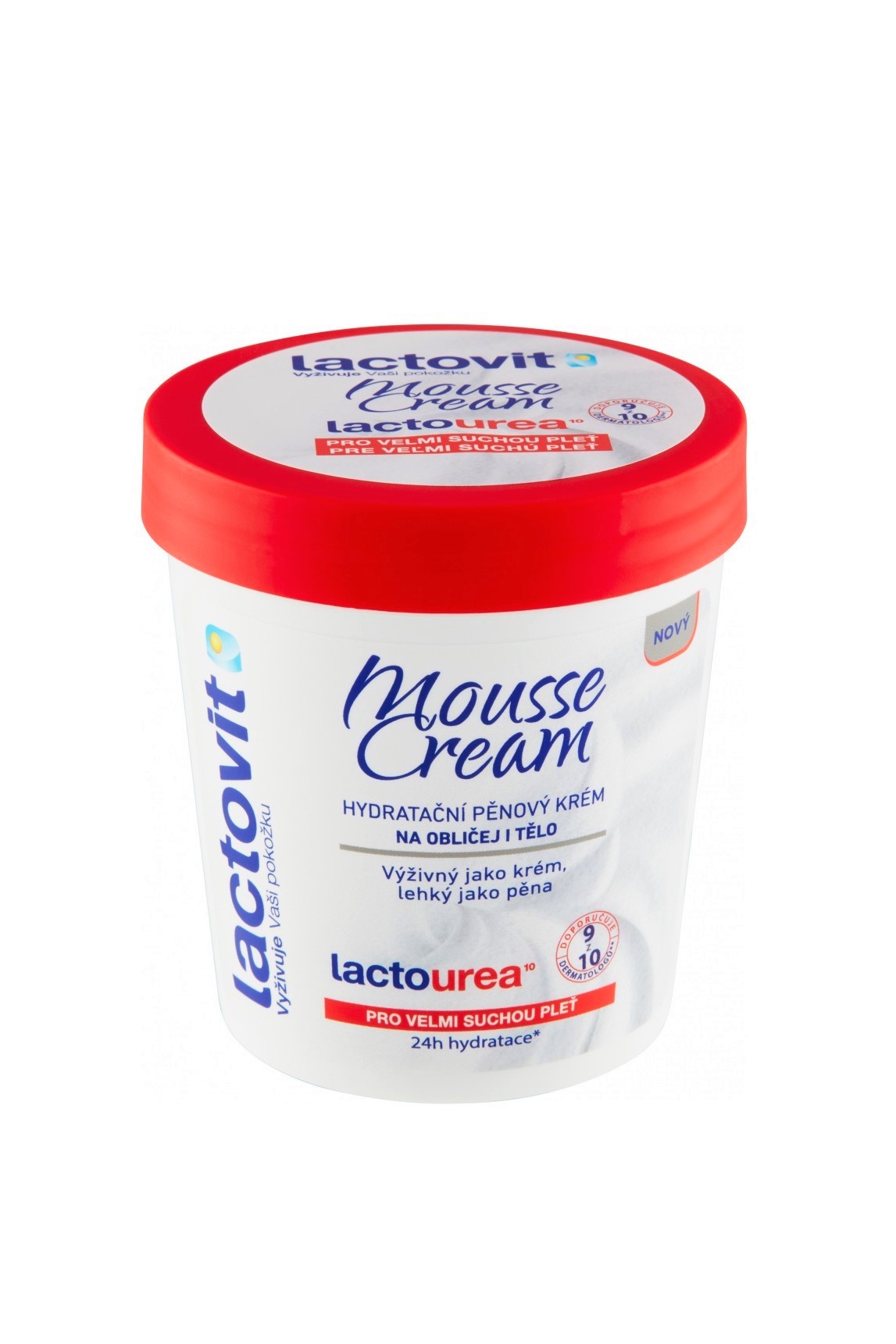 Lactovit pěnový krém 250 ml Mousse Cream Lactourea