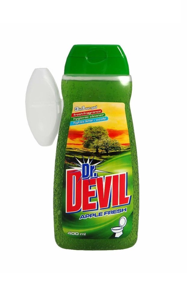Dr.Devil WC gel 400 ml Apple 3v1