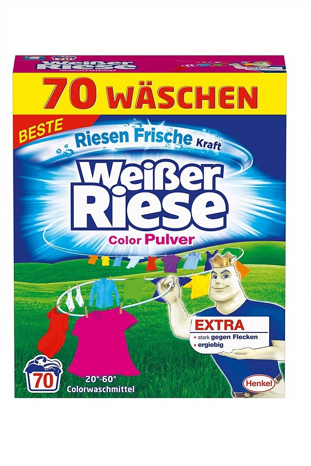 Weisser Riese prací prášek 70 pracích dávek Color 3,85 kg