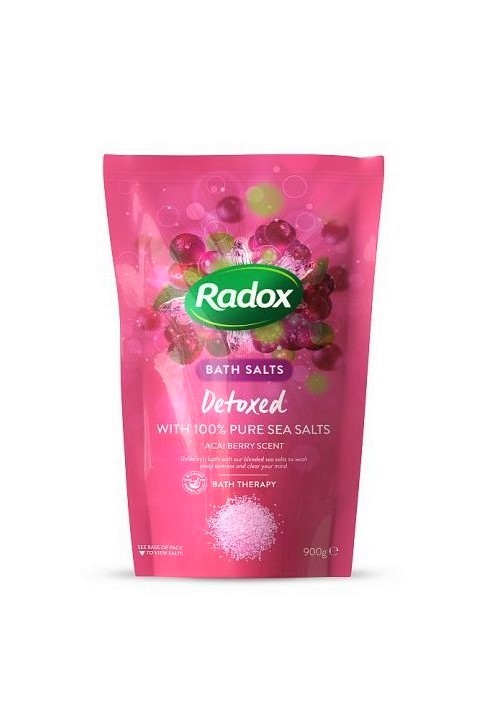 Radox sůl do koupele 900 g Detoxed Acai Berry