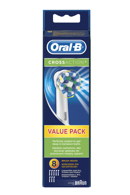 Oral-B náhradní hlavice 8 ks Cross Action
