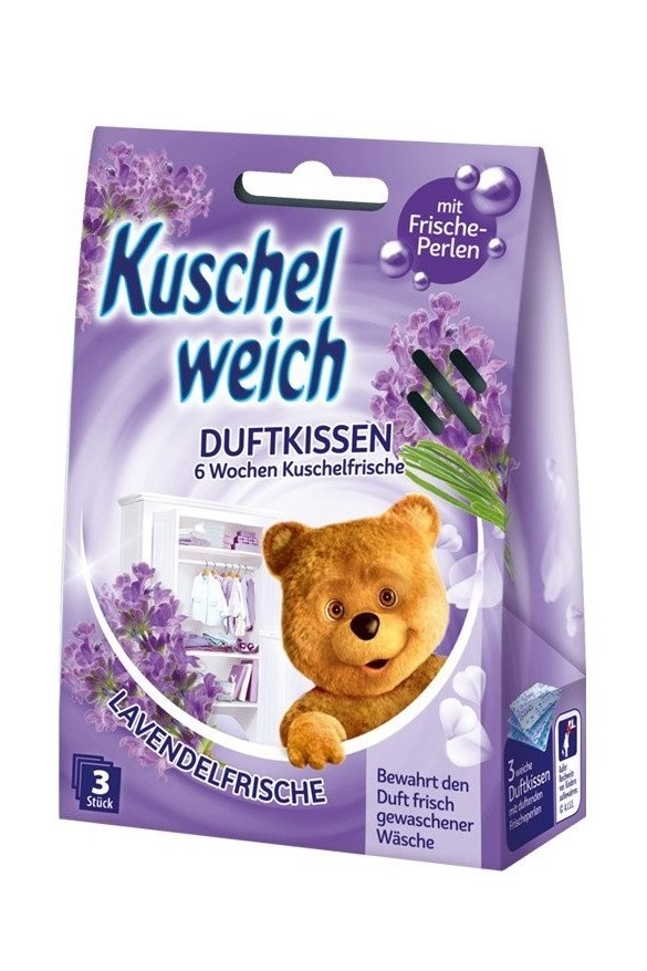 Kuschelweich vonné sáčky do skříně 3 ks Lavendelfrische