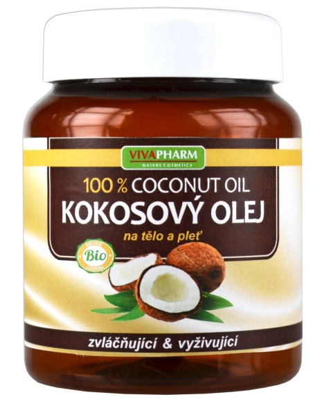 Vivapharm kokosový olej na tělo a pleť 380 ml