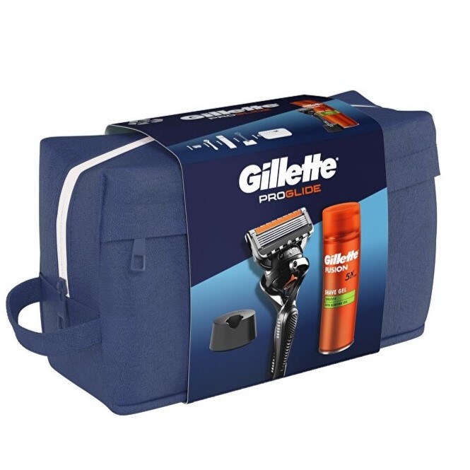 Gillette dárková kazeta Proglide (strojek Fusion5 Proglide + gel 200 ml)