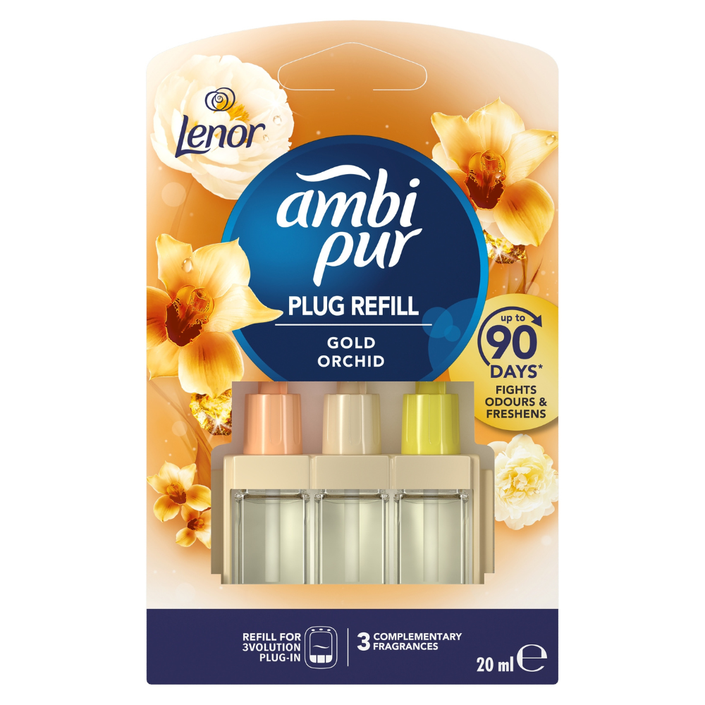Ambi Pur náhradní náplně 3volution 20 ml Lenor Gold Orchid