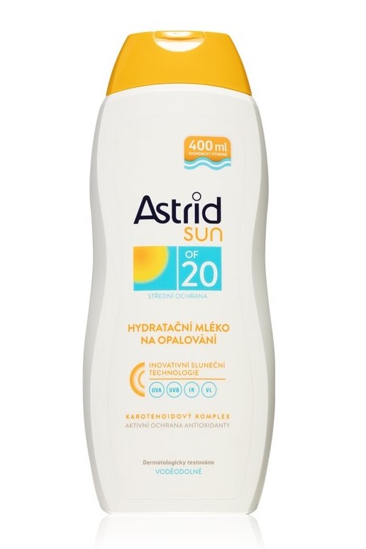 Astrid SUN mléko na opalování SPF20 400 ml