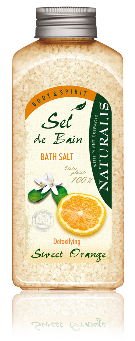 Naturalis koupelová sůl 1 kg Sweet Orange detoxikační