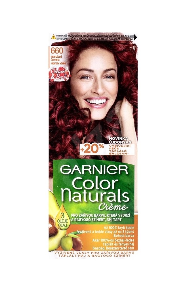 Garnier barva na vlasy Color Naturals 660 Intenzivně červená