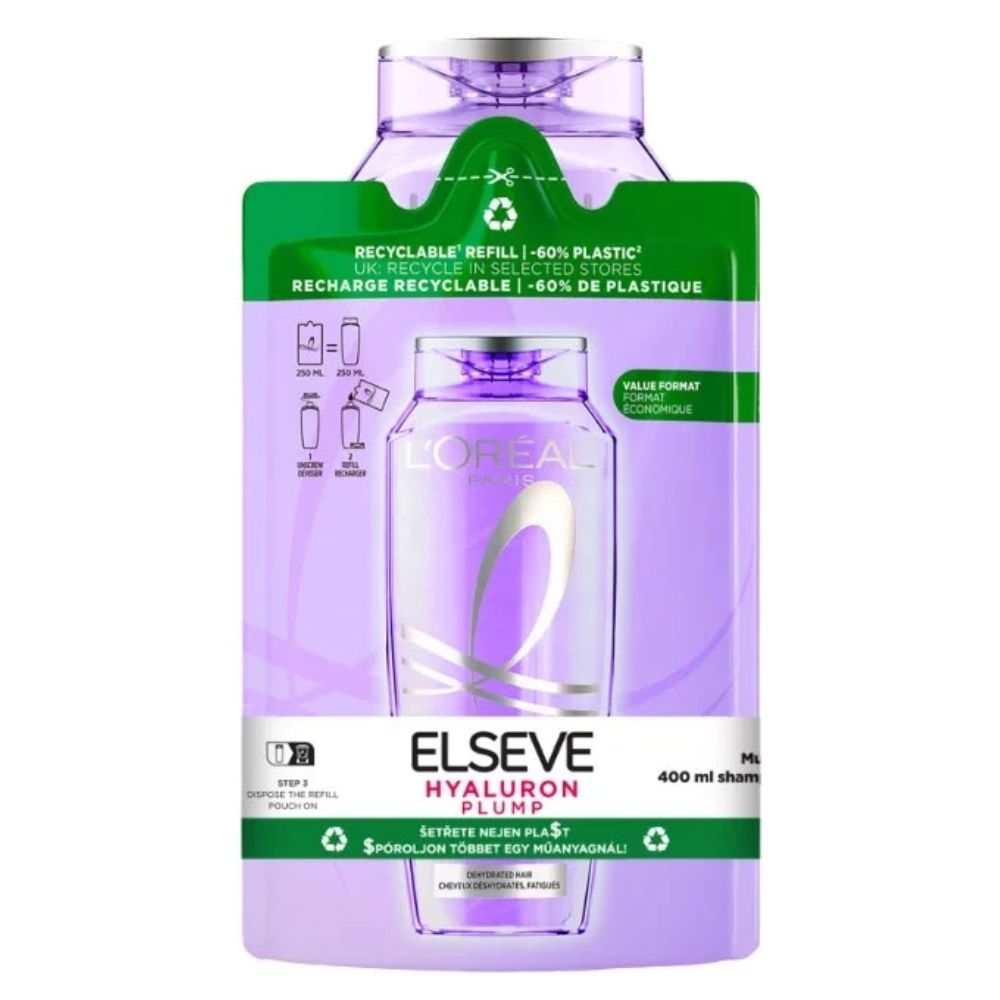 L'Oréal Elseve šampon 400 + 250 ml Hyaluron Plump