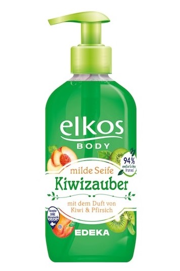 Elkos Body tekuté mýdlo s dávkovačem 350 ml Kiwizauber