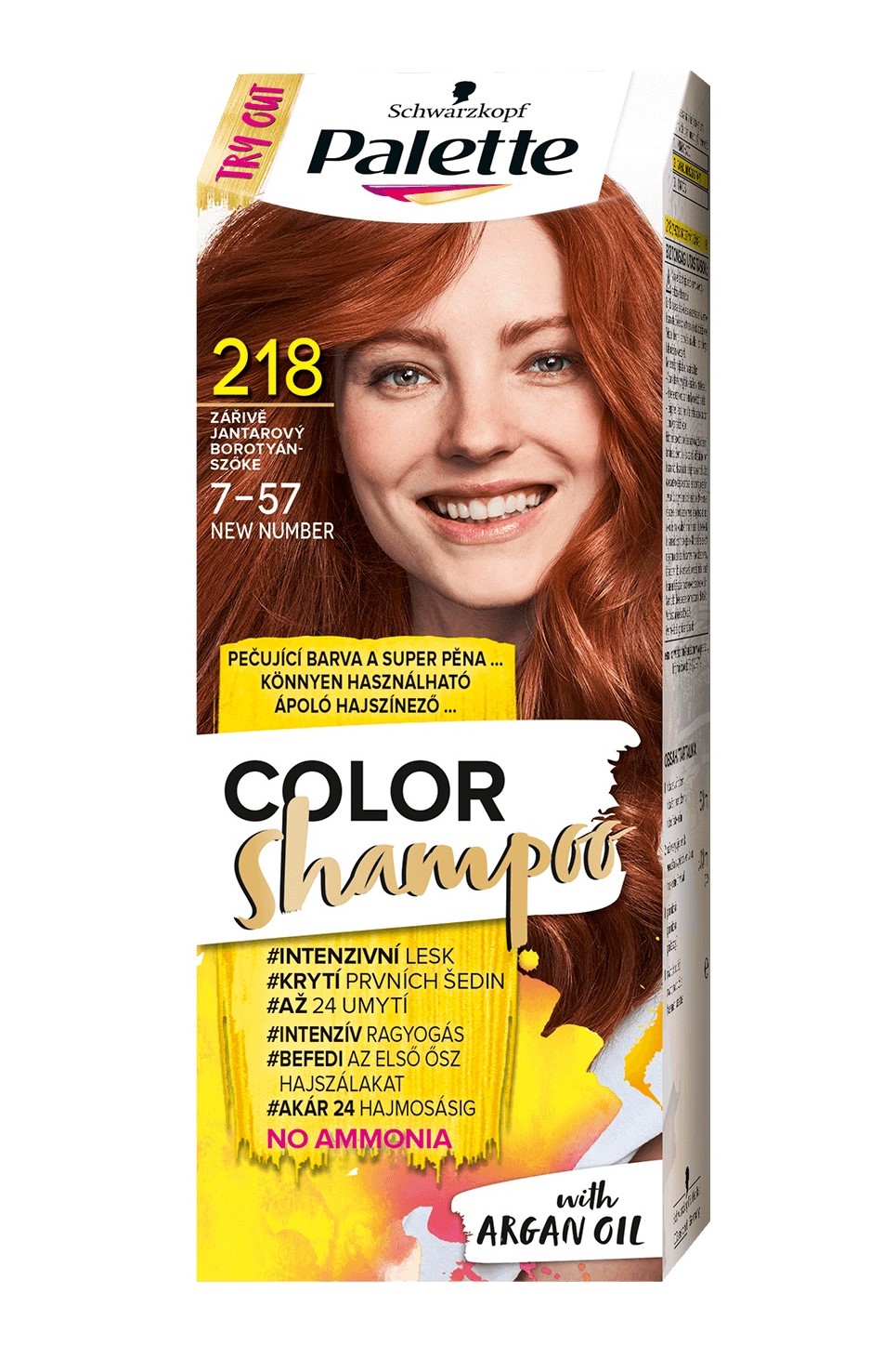 Palette Color Shampoo 7-57 (218) zářivě jantarový