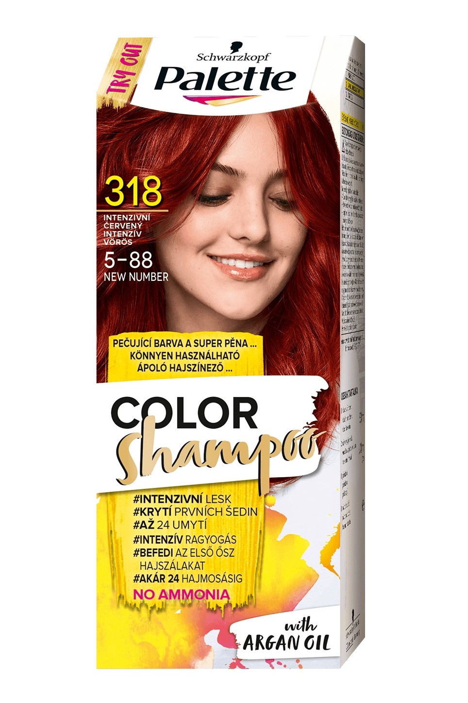 Palette Color Shampoo 5-88 (318) intenzivní červený