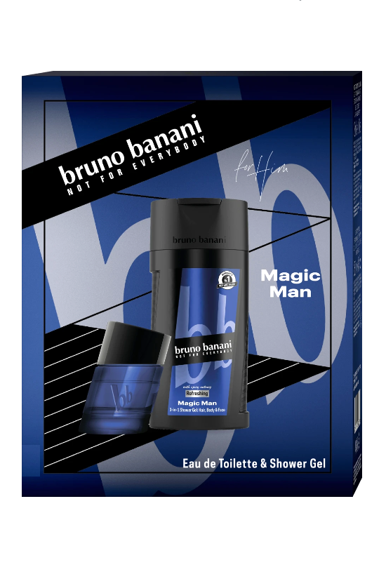 Bruno Banani dárková kazeta Magic Man (EDT 30 ml + sprchový gel 250 ml)