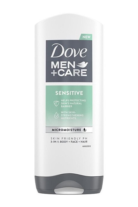 Dove Men+Care sprchový gel 250 ml Sensitive