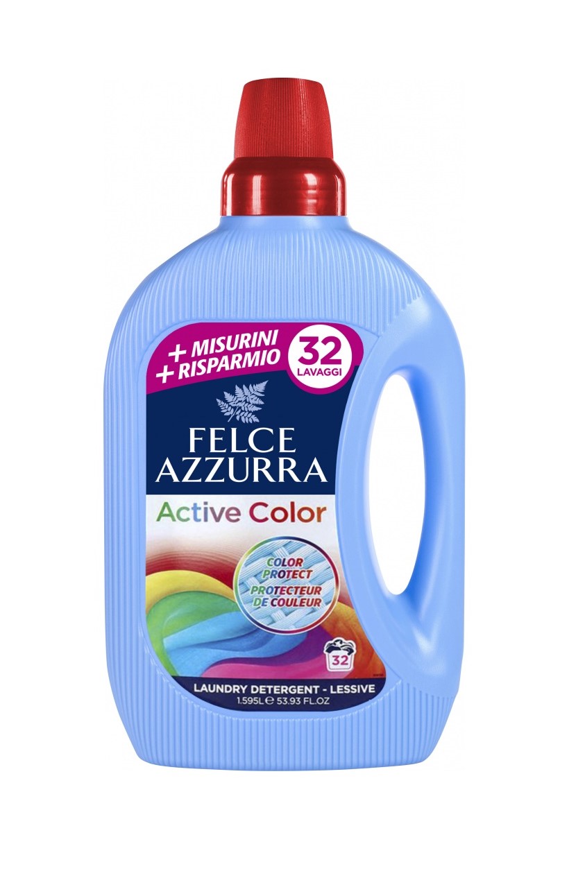 Felce Azzurra prací gel 32 pracích dávek Active Color 1,595 l