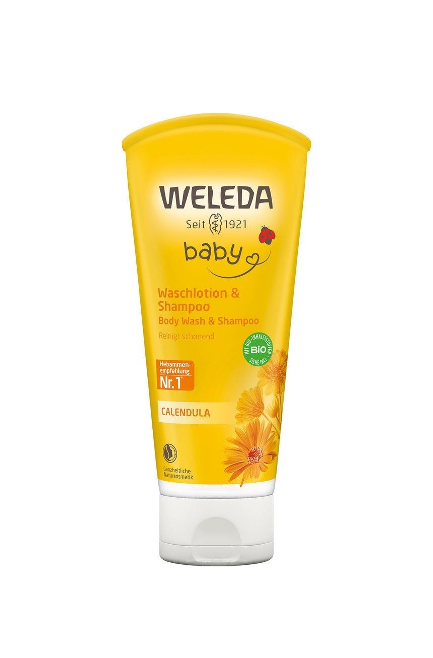 Weleda Baby měsíčkový kojenecký šampon & sprchový gel 200 ml Calendula