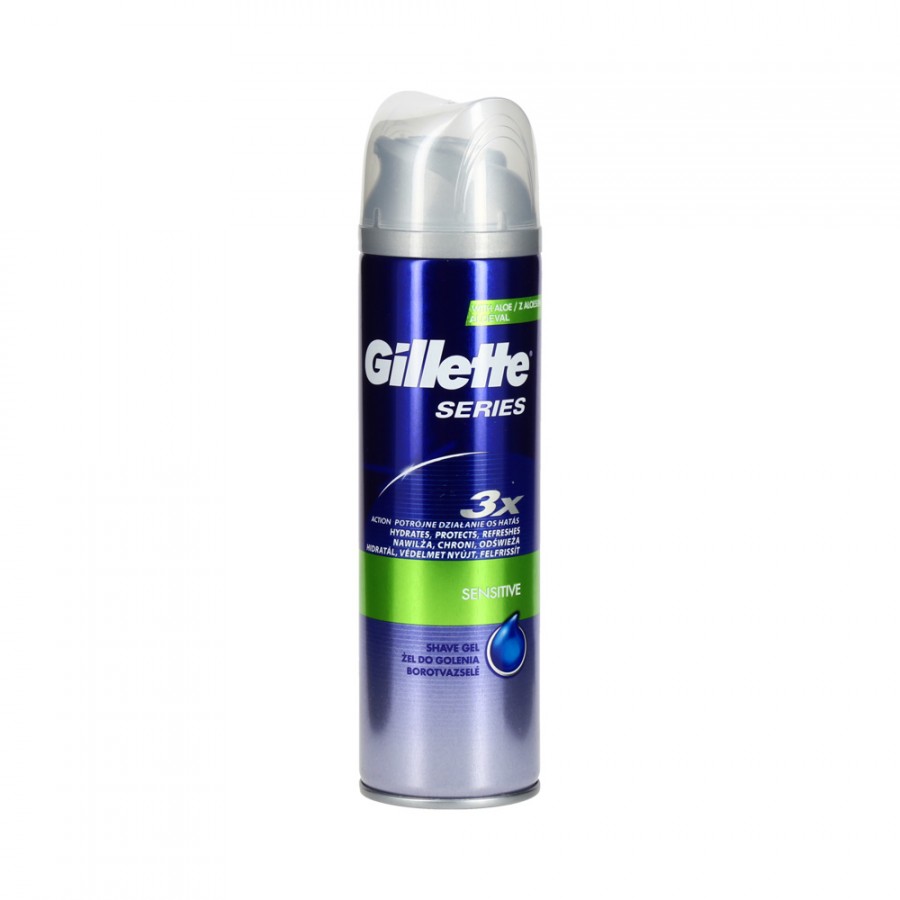 Gillette gel na holení 200 ml Series Sensitive
